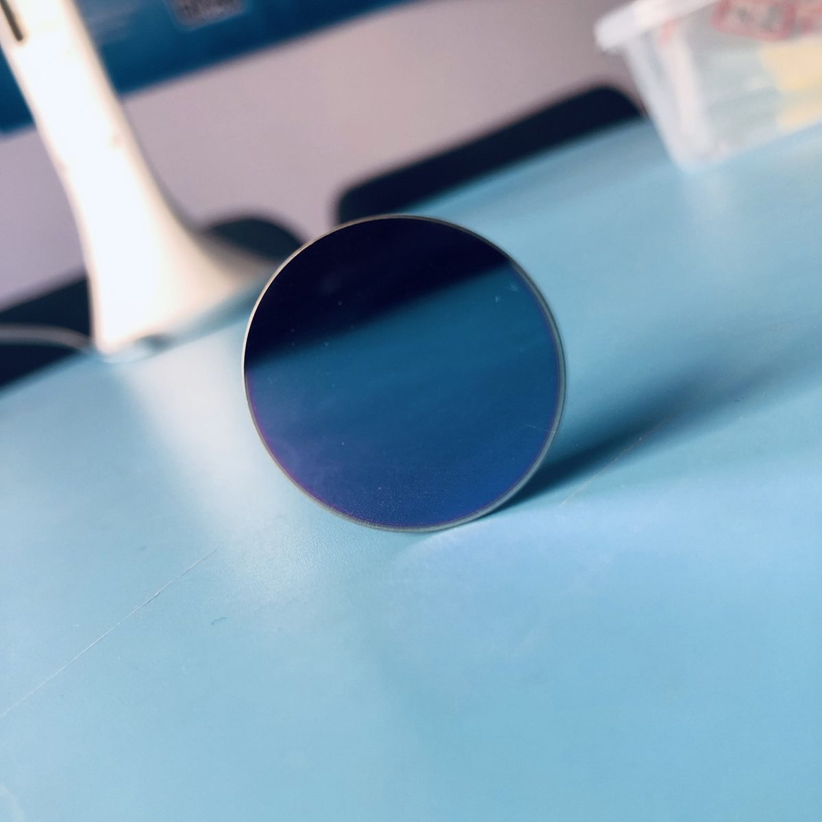 0.5 mm Germanium Round Optical Window, AR Coated