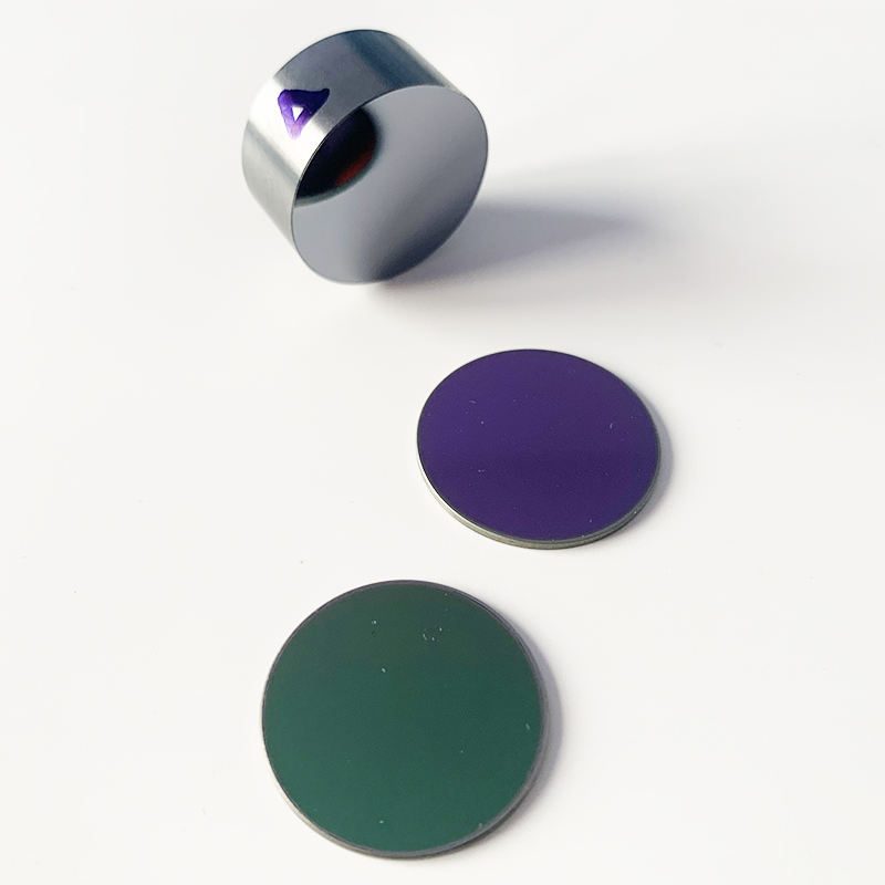 1 mm Germanium Round Optical Window, DLC Coated — image 1