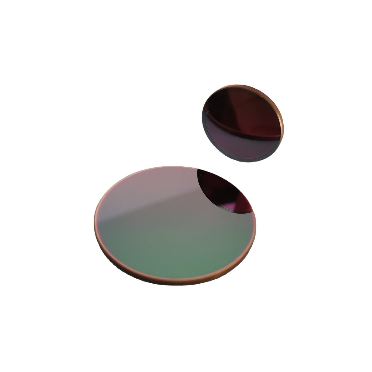 Custom Size Germanium Round Optical Window, AR Coated — image 1