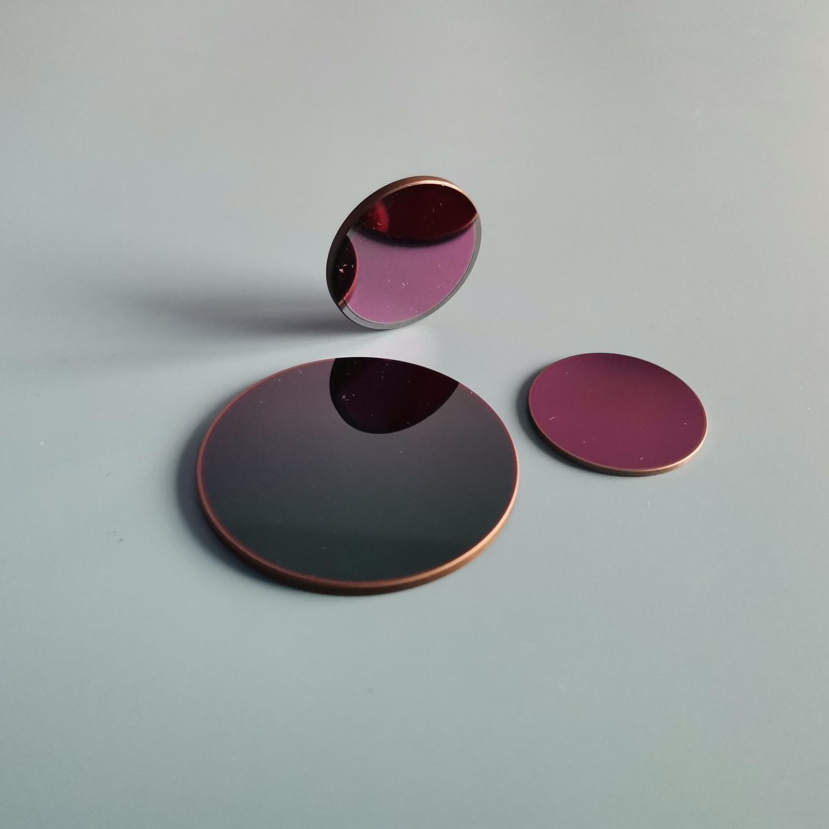 Custom Size Germanium Round Optical Window, AR Coated — image 1