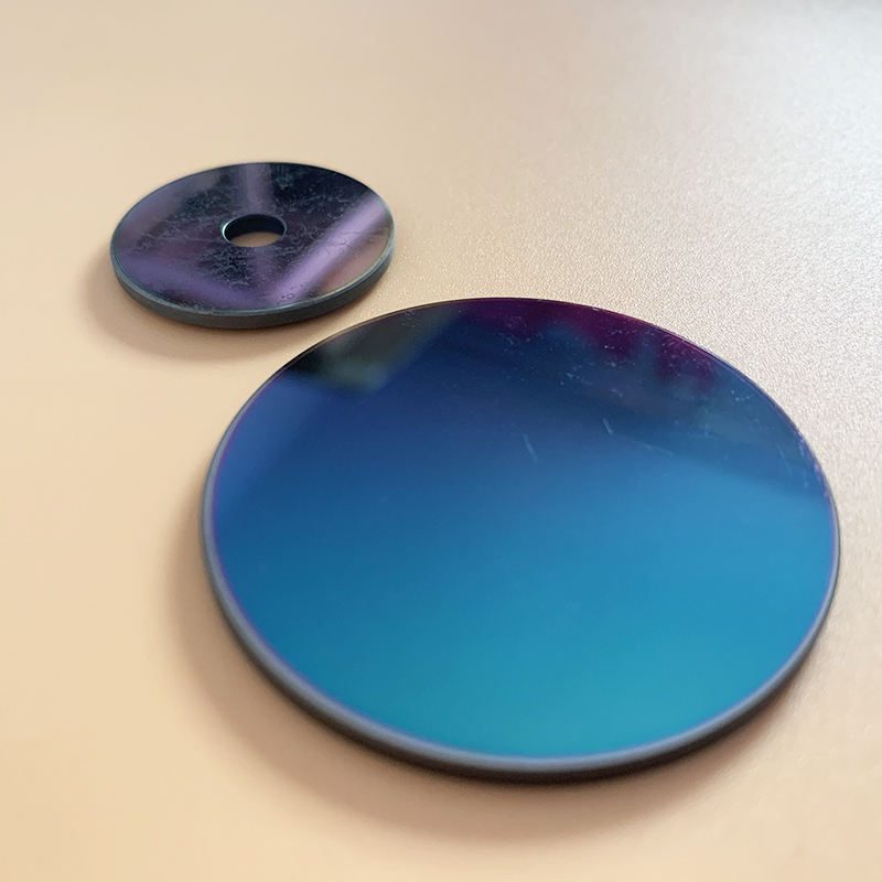 Custom Size Germanium Round Optical Window, AR Coated — image 1