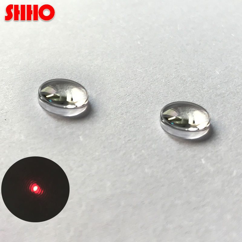 3x3.8 mm Glass Aspheric Lens, AR Coated — image 1