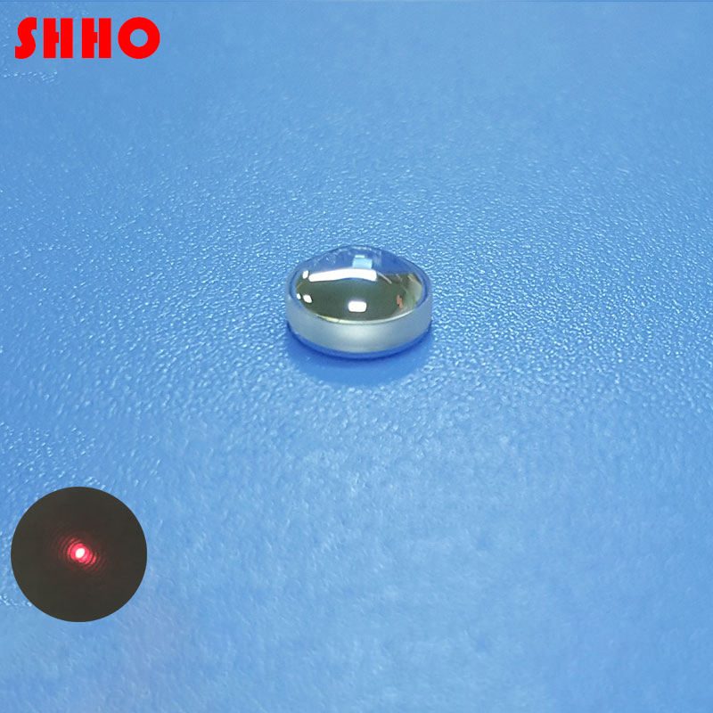 6.3x4 mm Glass Aspheric Lens, AR Coated — image 1