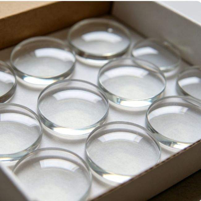6.3x8 mm Glass Aspheric Lens, AR Coated — image 1