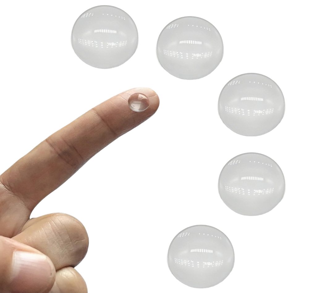 6.3 mm Glass Biconvex Lens, AR Coated — image 1