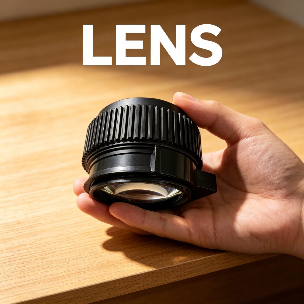 50 mm Glass Convex Lens, AR Coated — image 1
