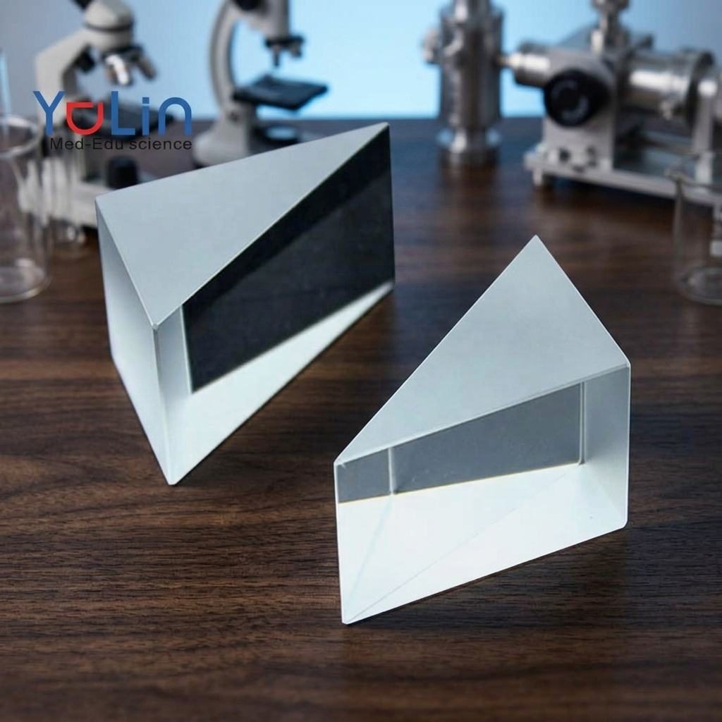 50 mm Glass Equilateral Optical Prism — image 1