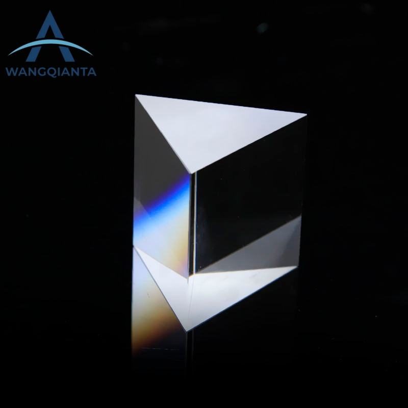 Custom Size Glass Equilateral Optical Prism, AR Coated — image 1
