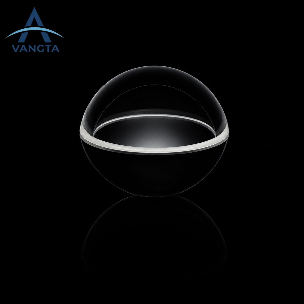 66.5 mm Glass Hemisphere Lens, AR Coated — image 1
