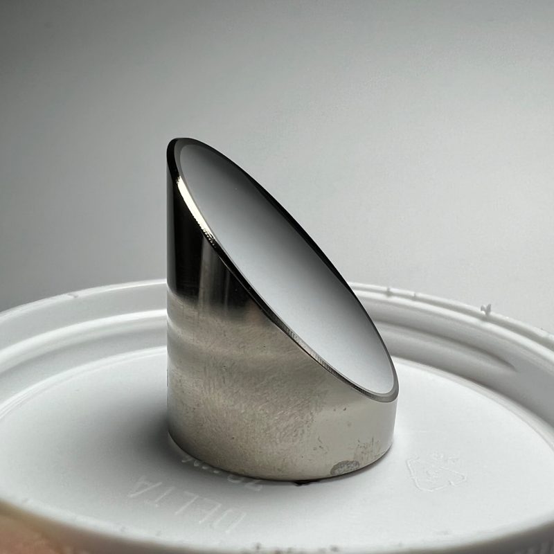 101.6x0.5 mm Glass Off-axis-parabolic Optical Mirror — image 1
