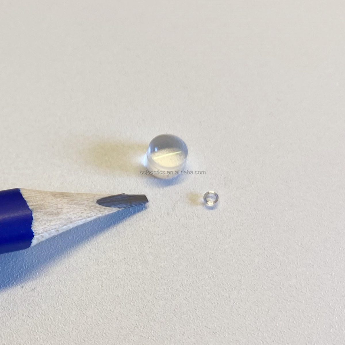 0.6 mm Glass Plano-convex Lens, AR Coated