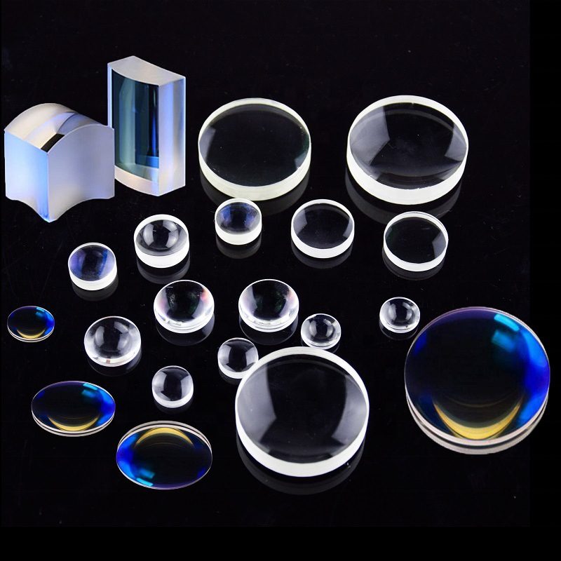 5x5 mm Glass Plano-convex Lens, AR Coated — image 1