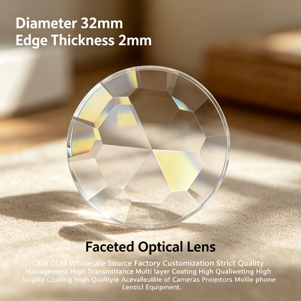 32 mm Glass Right-angle Optical Prism, AR Coated — image 1
