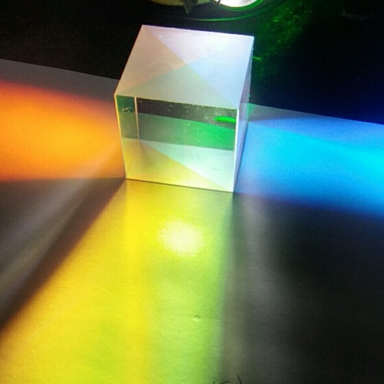 Custom Size K9 Cube Beamsplitter, AR Coated — image 1