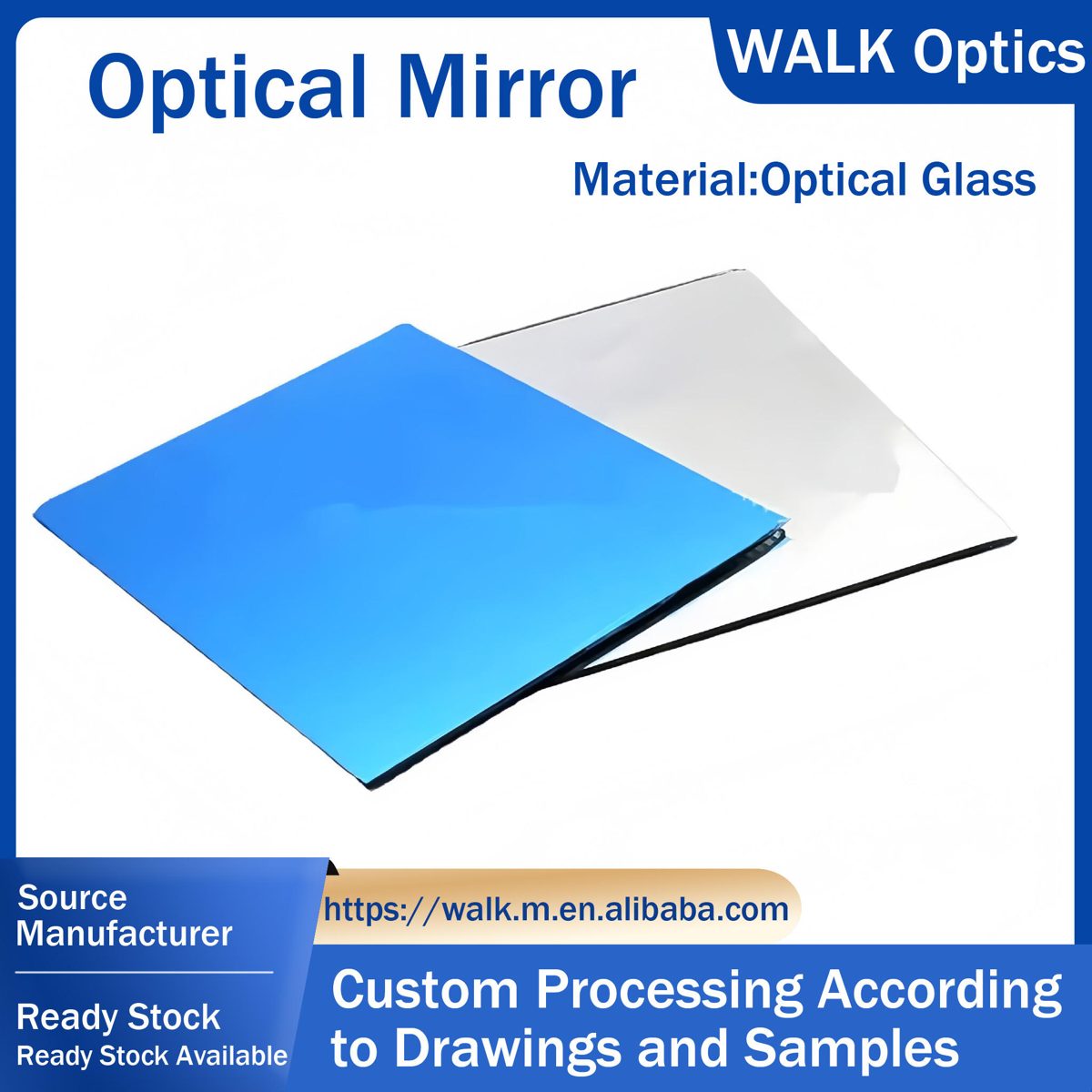 1.1 mm K9 Custom Optical Mirror — image 1