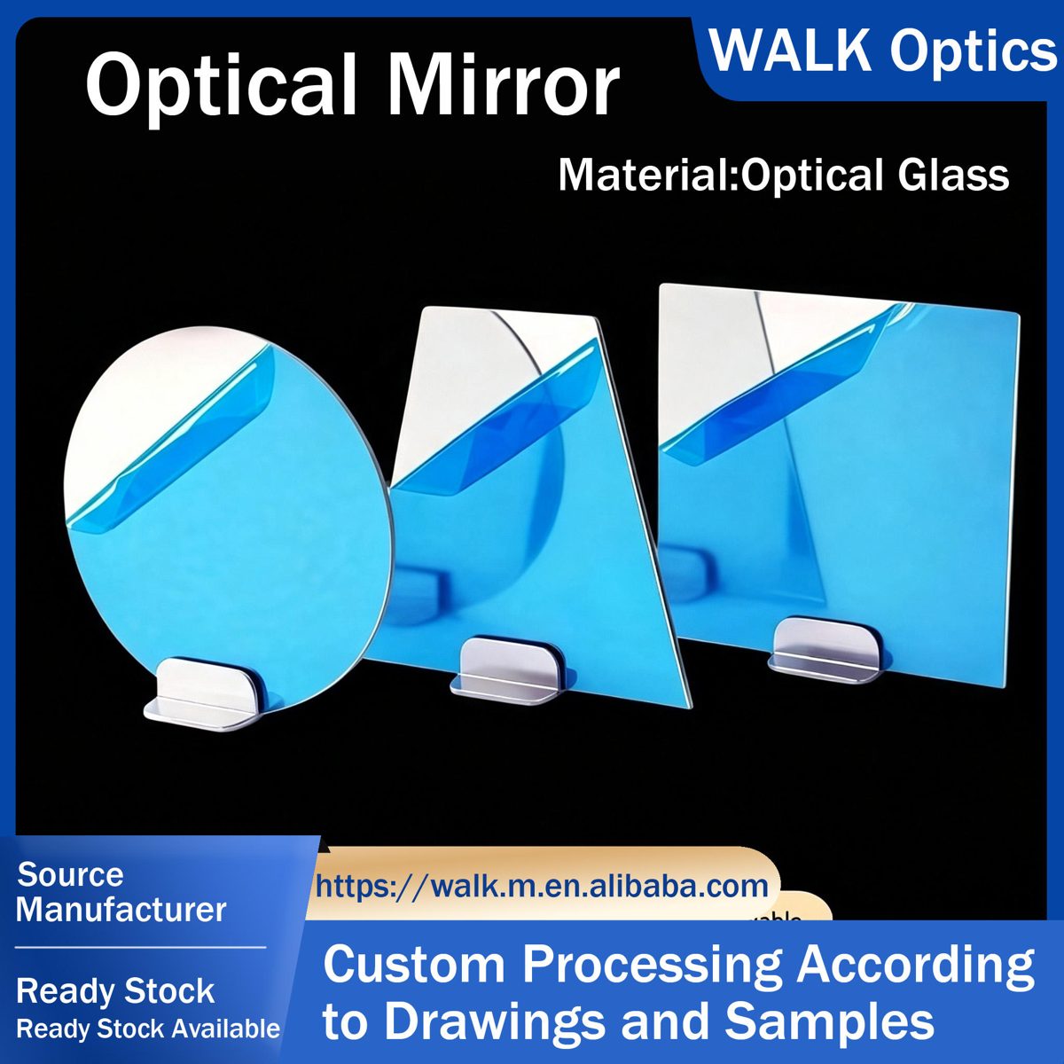 4 mm K9 Custom Optical Mirror — image 1