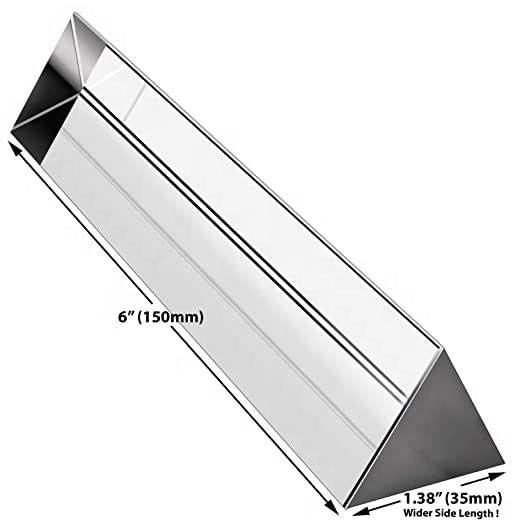 152.4 mm K9 Equilateral Optical Prism — image 1
