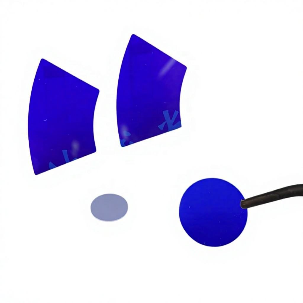 Custom Size K9 Mounted Optical Filter, AR Coated — image 1