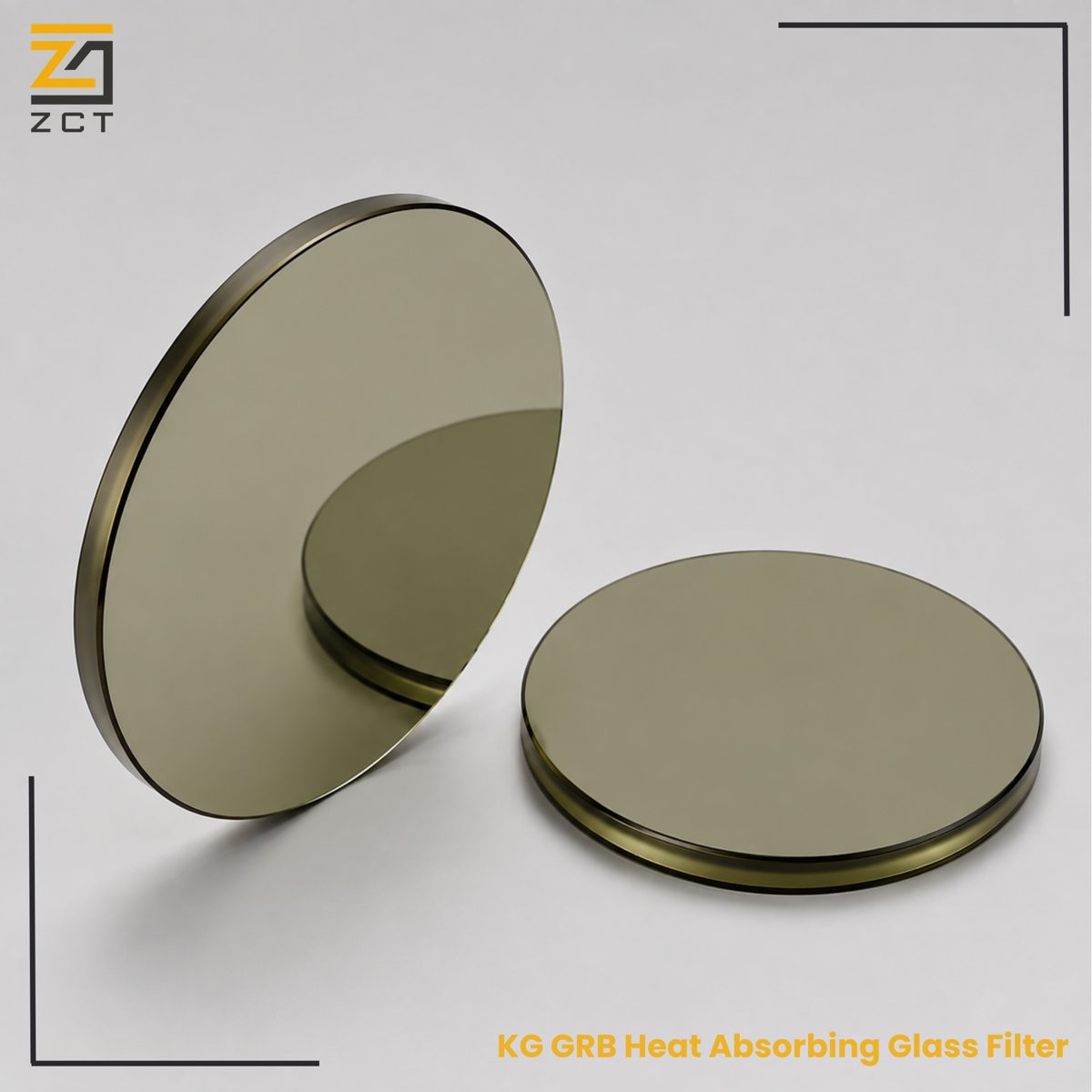 Custom Size K9 Optical Filter, AR Coated — image 1