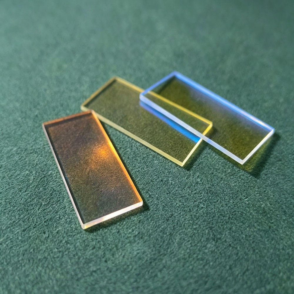 Custom Size K9 Rectangle Optical Filter, AR Coated — image 1