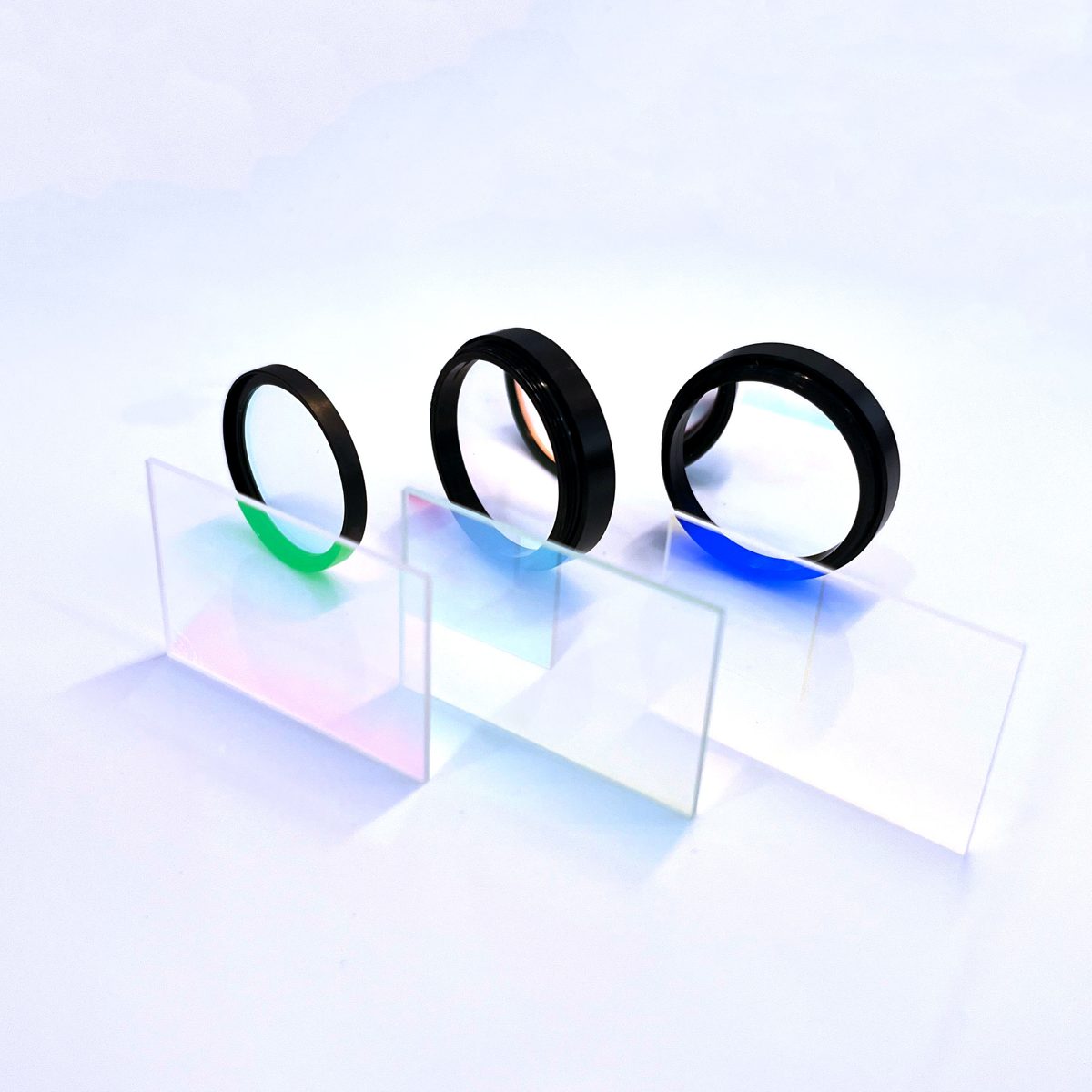 27.5 mm K9 Round Optical Filter, AR Coated — image 1