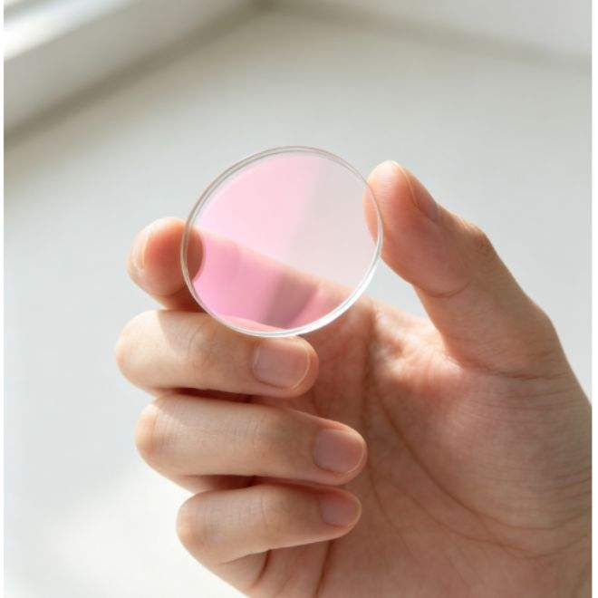Custom Size K9 Round Optical Filter, AR Coated — image 1