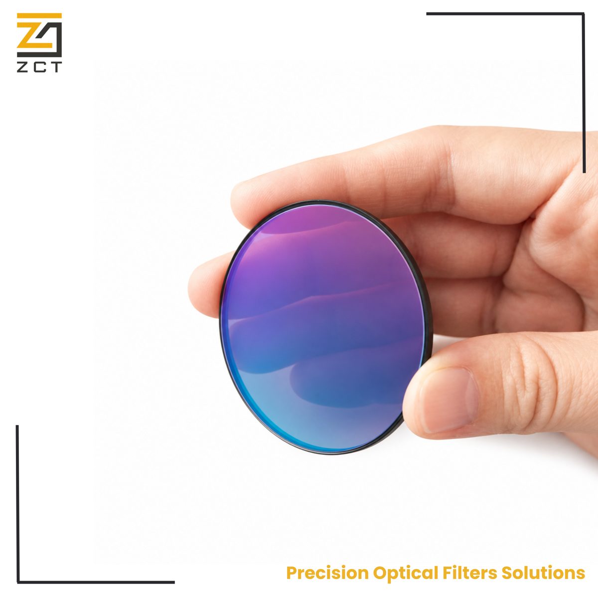 Custom Size K9 Round Optical Filter — image 1