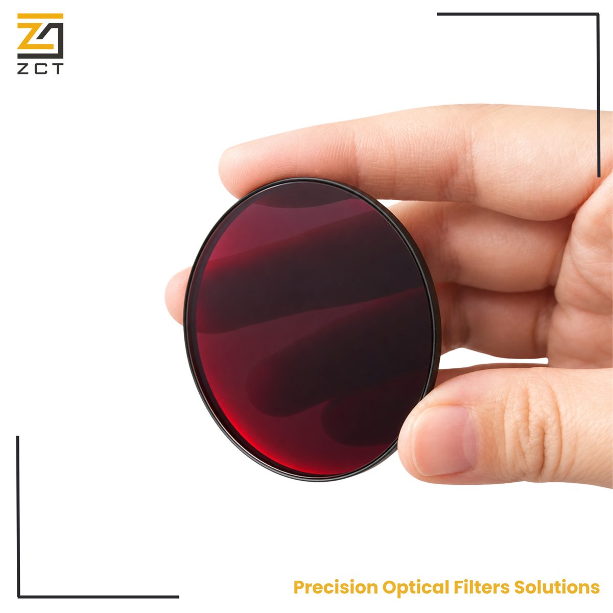 Custom Size K9 Round Optical Filter — image 1