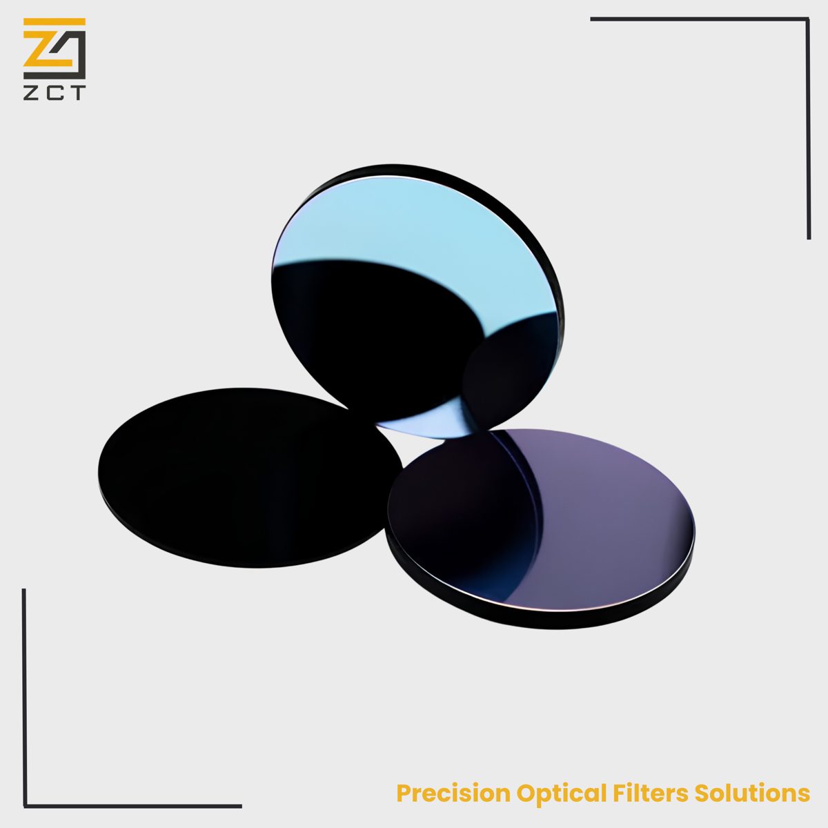 Custom Size K9 Round Optical Filter — image 1