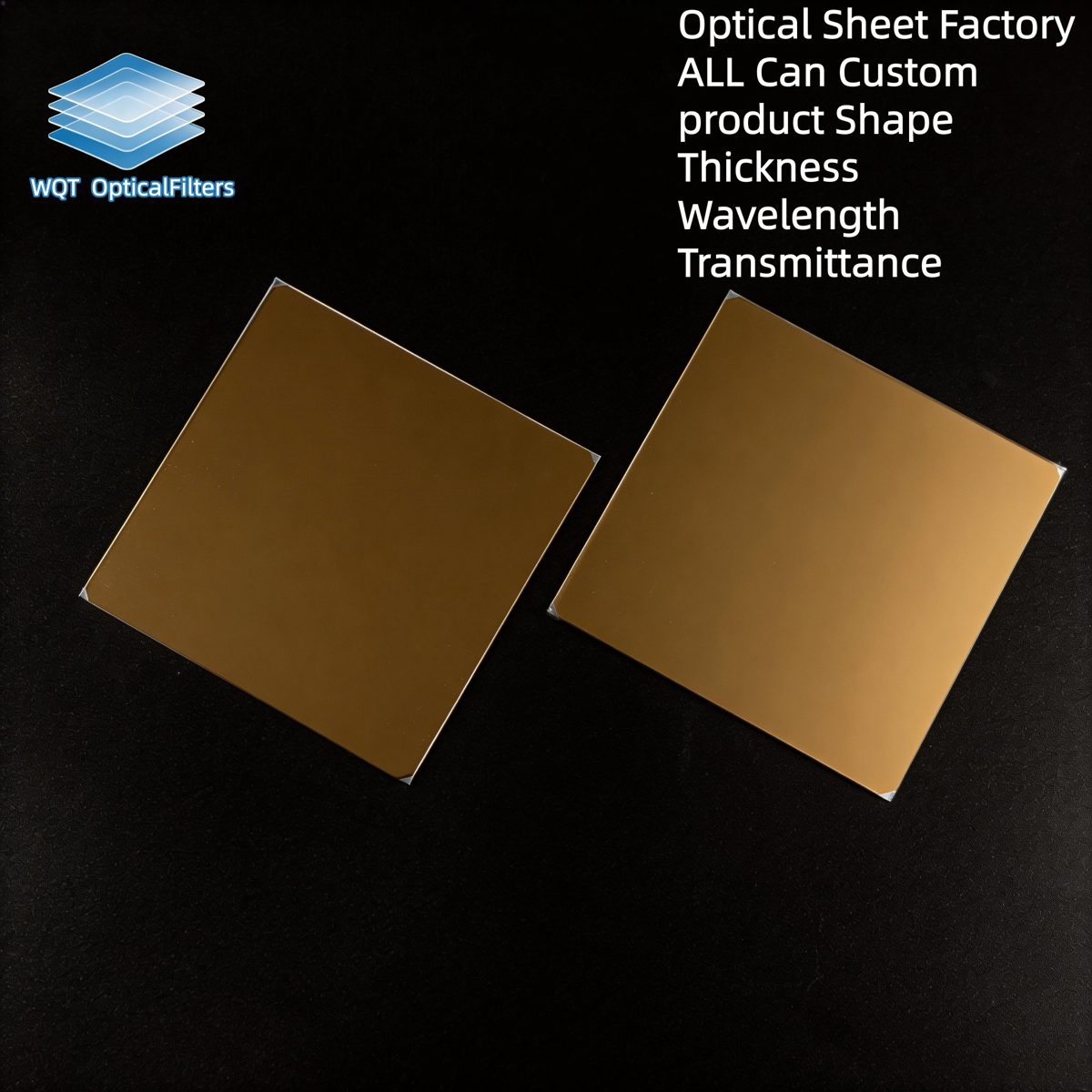 100 mm K9 Square Optical Filter — image 1