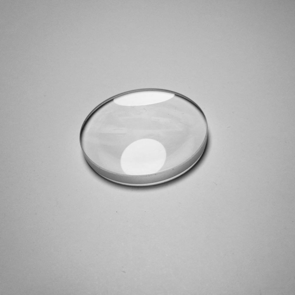 0.6 mm MgF2 Plano-convex Lens, AR Coated — image 1
