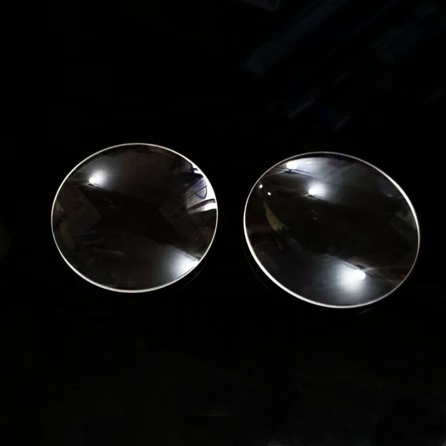 50x95 mm N-BK7 Biconvex Lens, AR Coated — image 1
