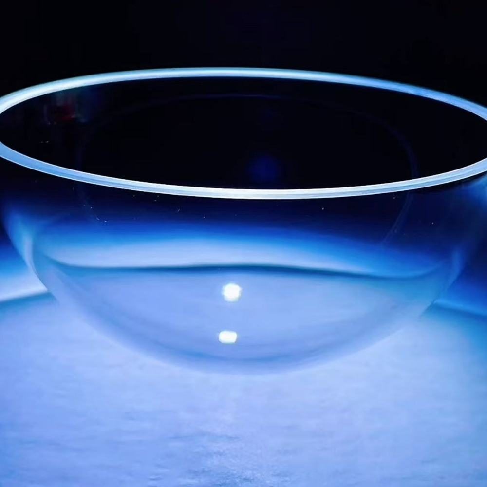 Custom Size N-BK7 Meniscus Lens, AR Coated — image 1
