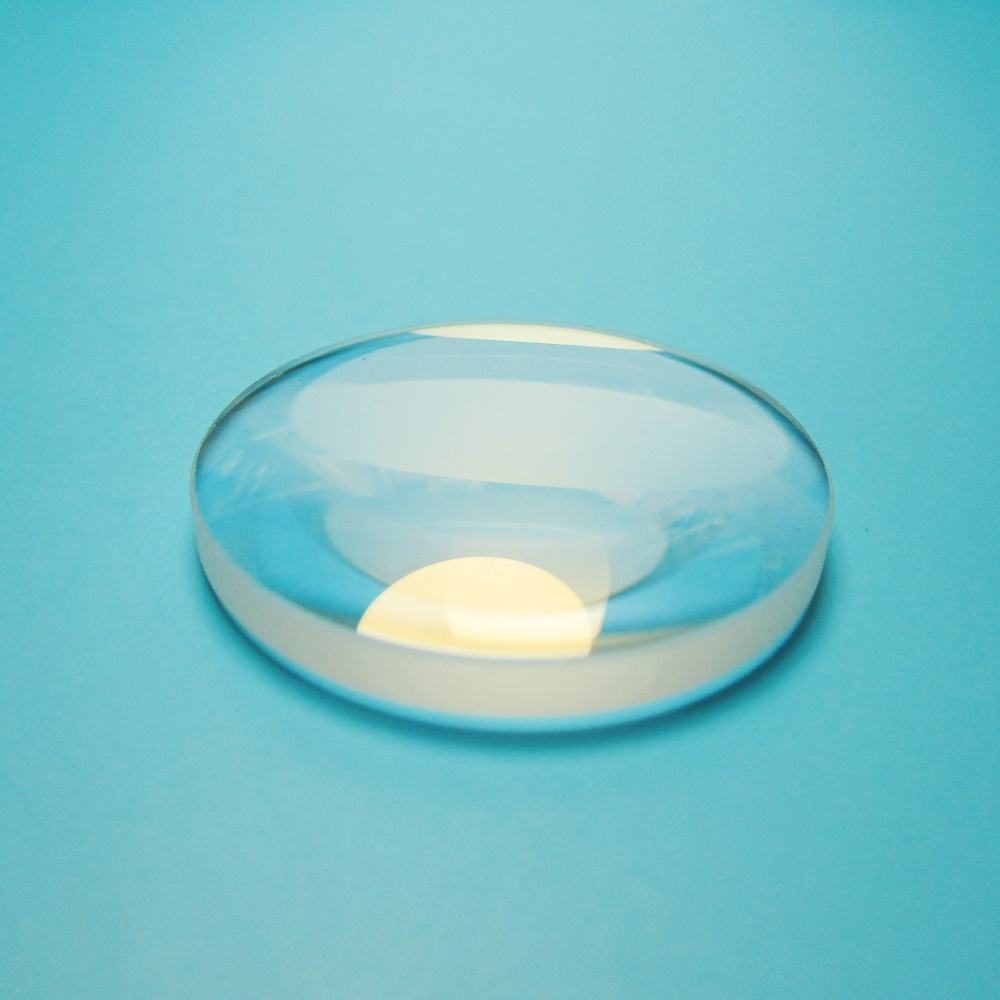 0.6 mm N-BK7 Plano-convex Lens, AR Coated — image 1