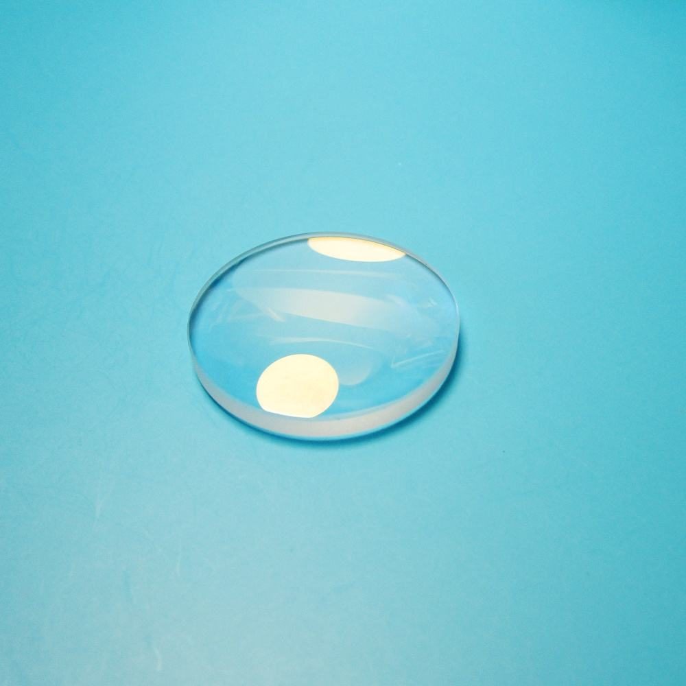 0.6 mm N-BK7 Plano-convex Lens, AR Coated — image 1