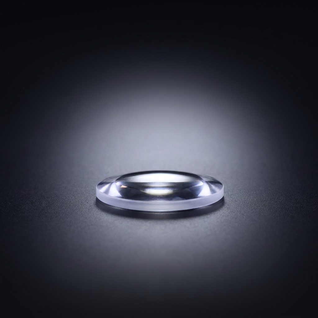 Custom Size N-BK7 Plano-convex Lens, AR Coated — image 1