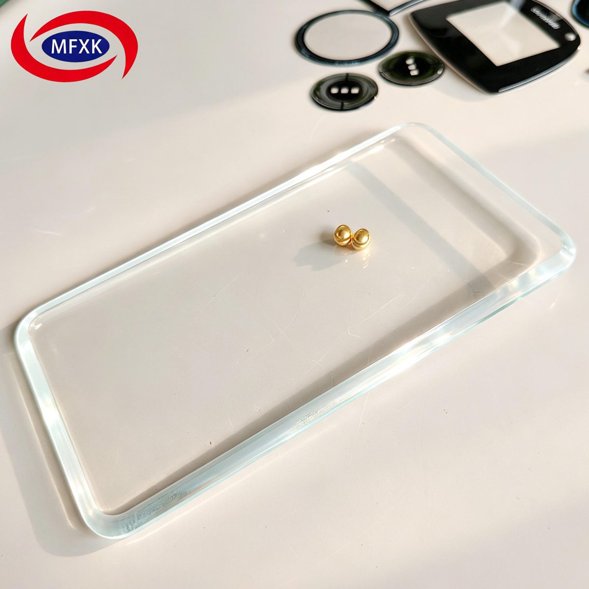 Custom Size N-BK7 Rectangle Optical Window — image 1