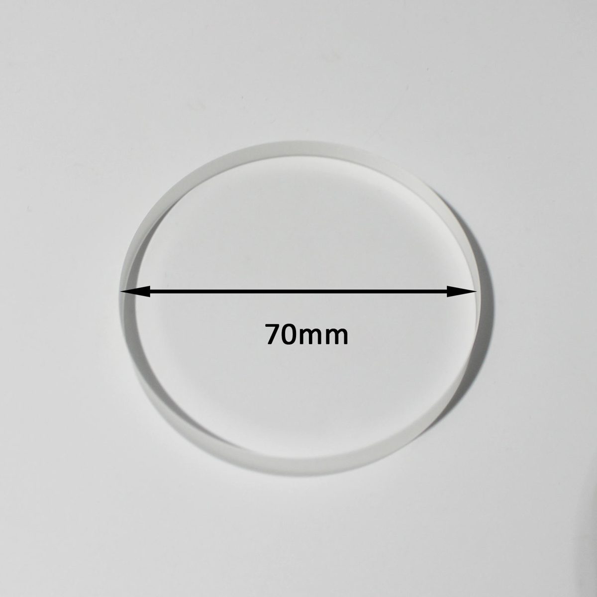3x0.1 mm N-BK7 Round Optical Window, AR Coated — image 1
