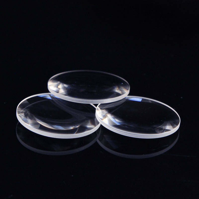 22.5x26 mm Optical Glass Biconvex Lens, AR Coated — image 1