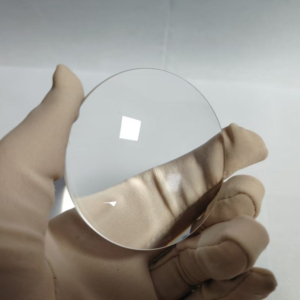 56 mm Optical Glass Biconvex Lens, AR Coated — image 1
