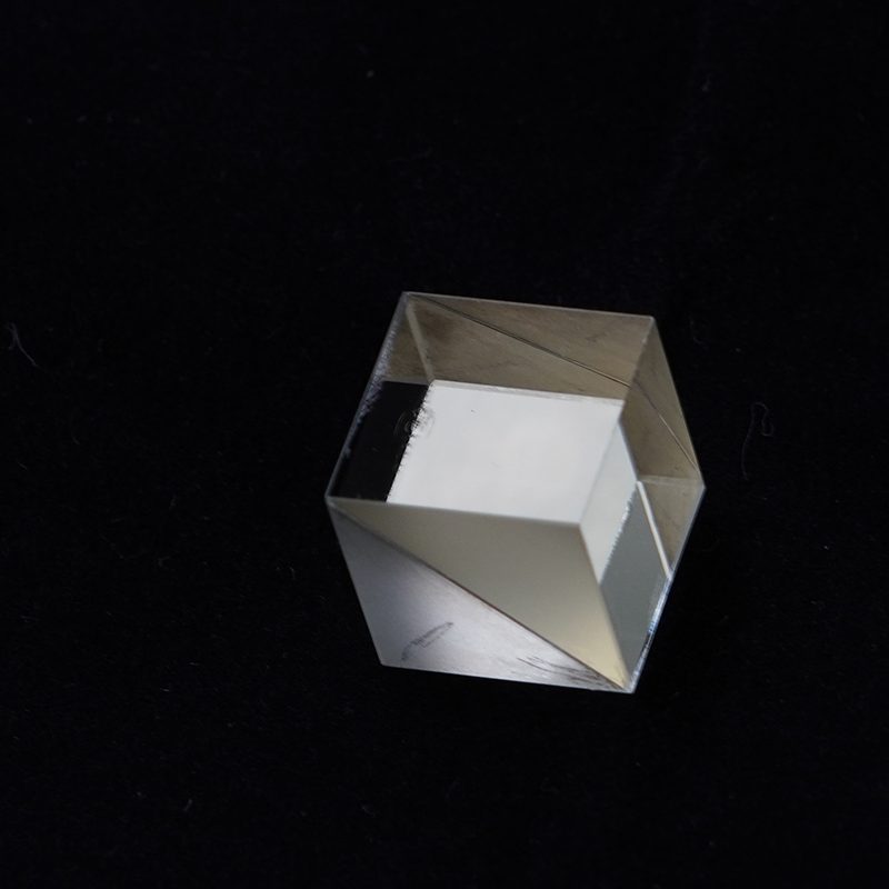 Custom Size Optical Glass Cube Beamsplitter, AR Coated — image 1