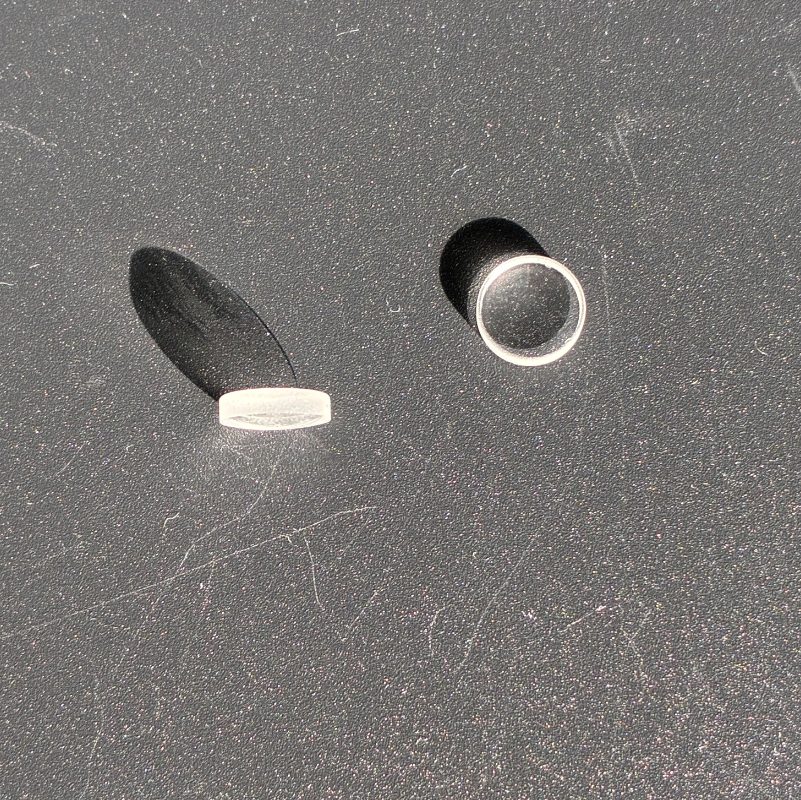 7.5 mm Optical Glass Meniscus Lens, AR Coated — image 1