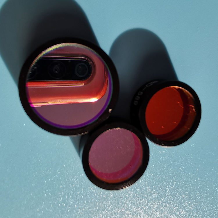 12.5x0.2 mm Optical Glass Mounted Optical Filter — image 1
