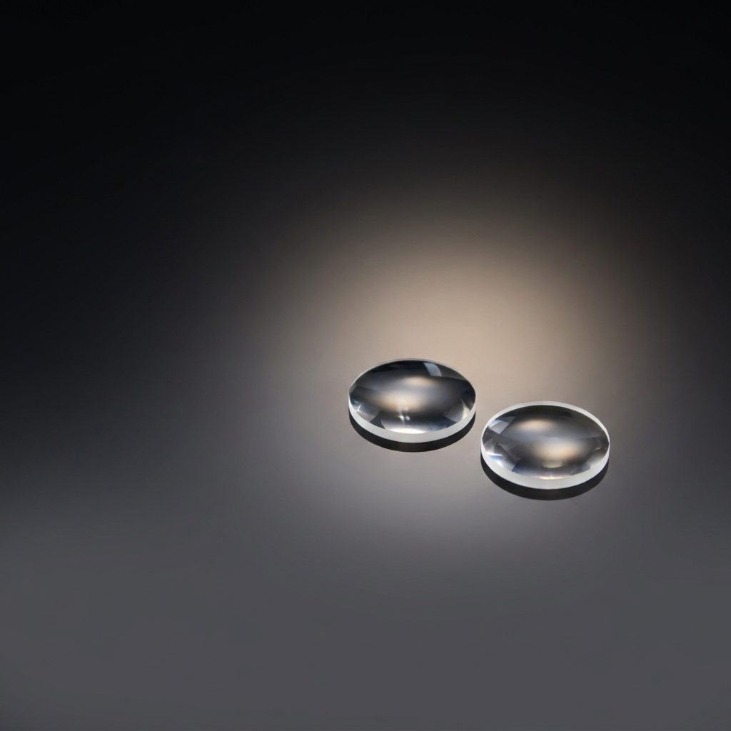 0.5 mm Optical Glass Plano-convex Lens, AR Coated — image 1