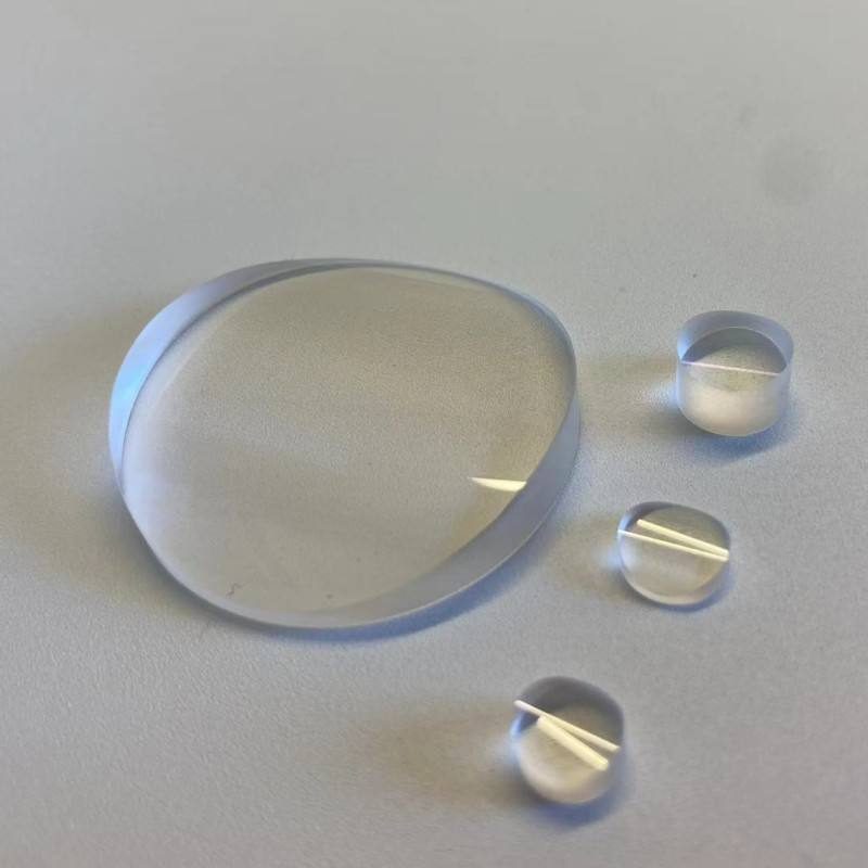 2 mm Optical Glass Plano-convex Lens, AR Coated — image 1
