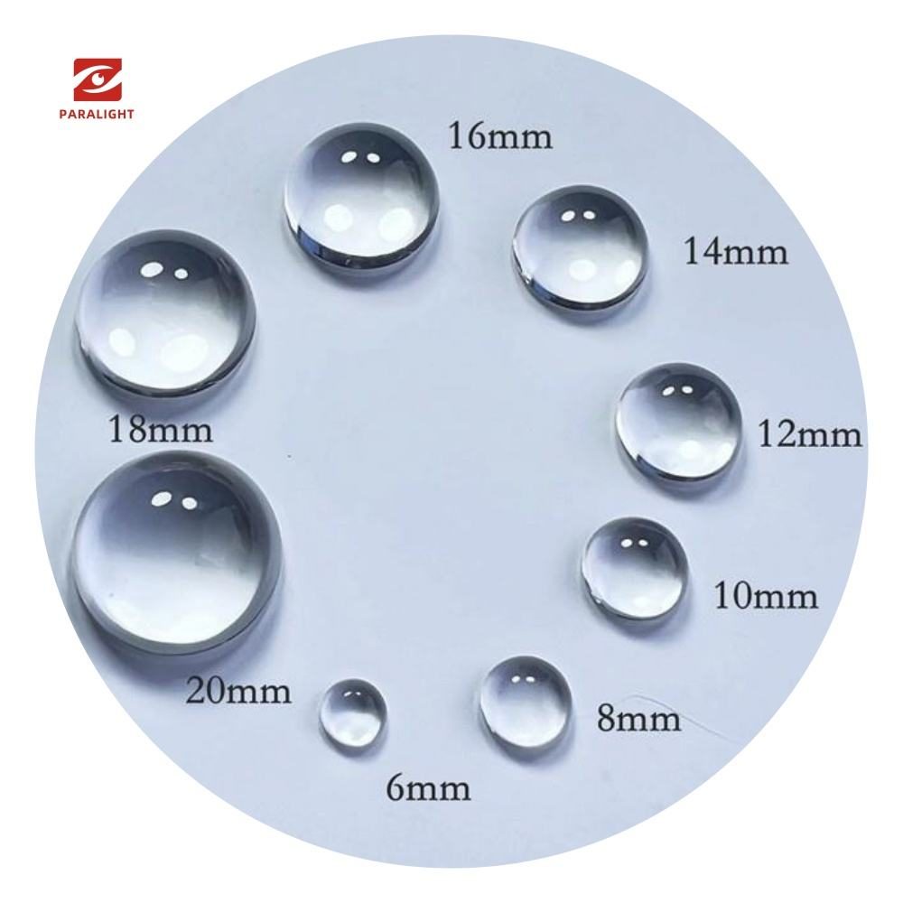 3 mm Optical Glass Plano-convex Lens, AR Coated — image 1