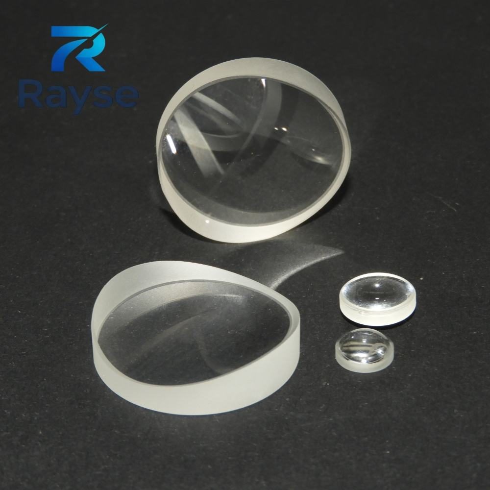 8 mm Optical Glass Plano-convex Lens, AR Coated — image 1