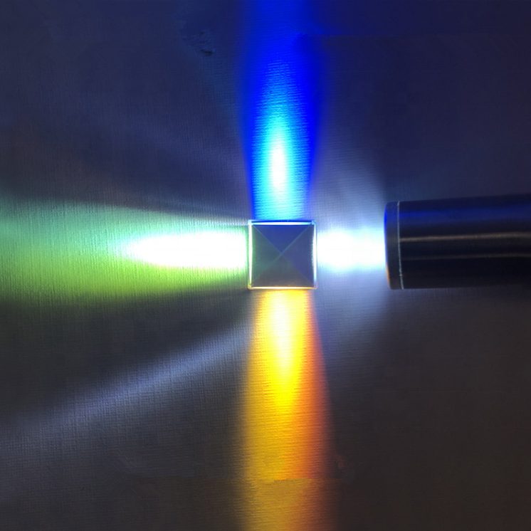 25 mm Optical Glass Right-angle Optical Prism — image 1