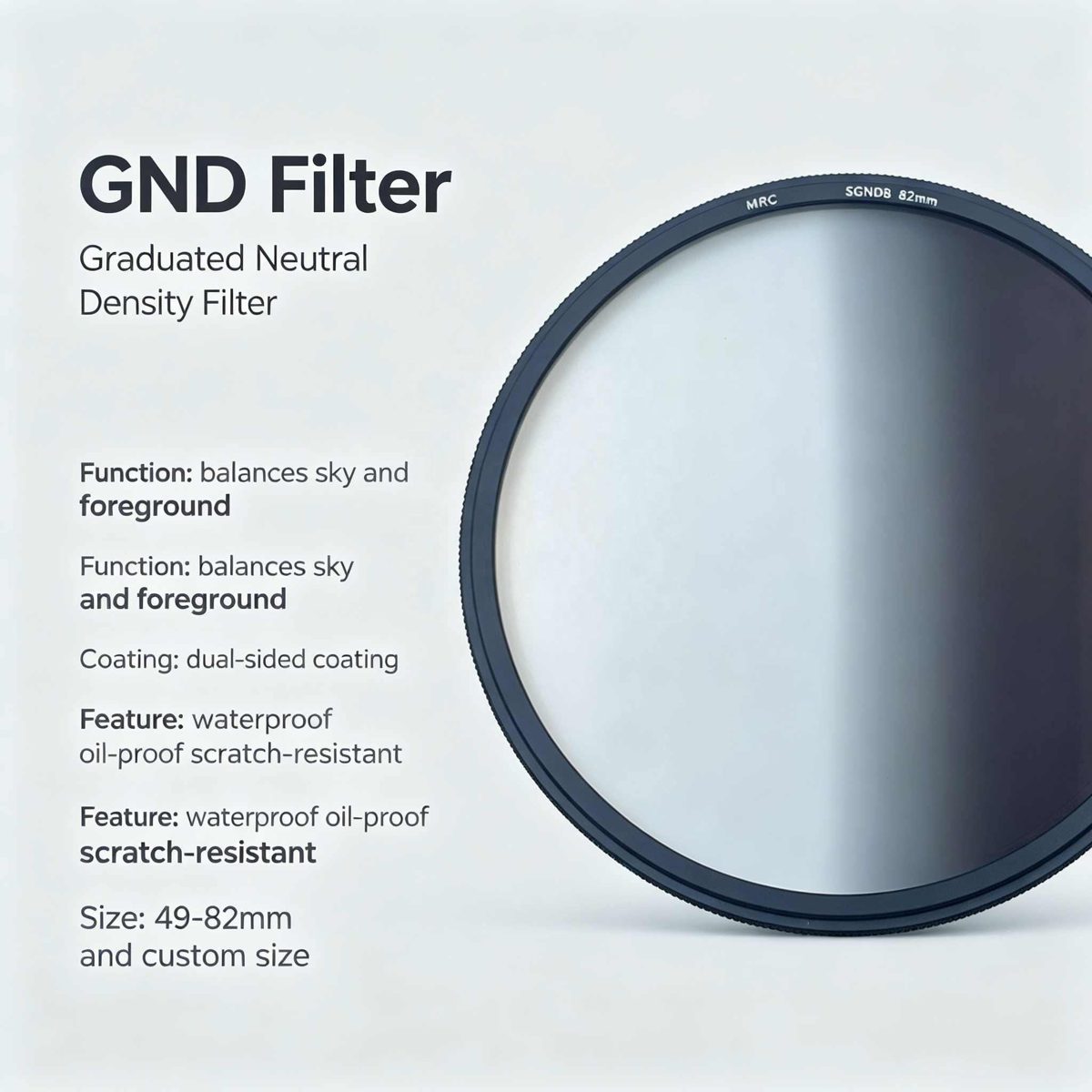 49 mm Optical Glass Round Optical Filter — image 1