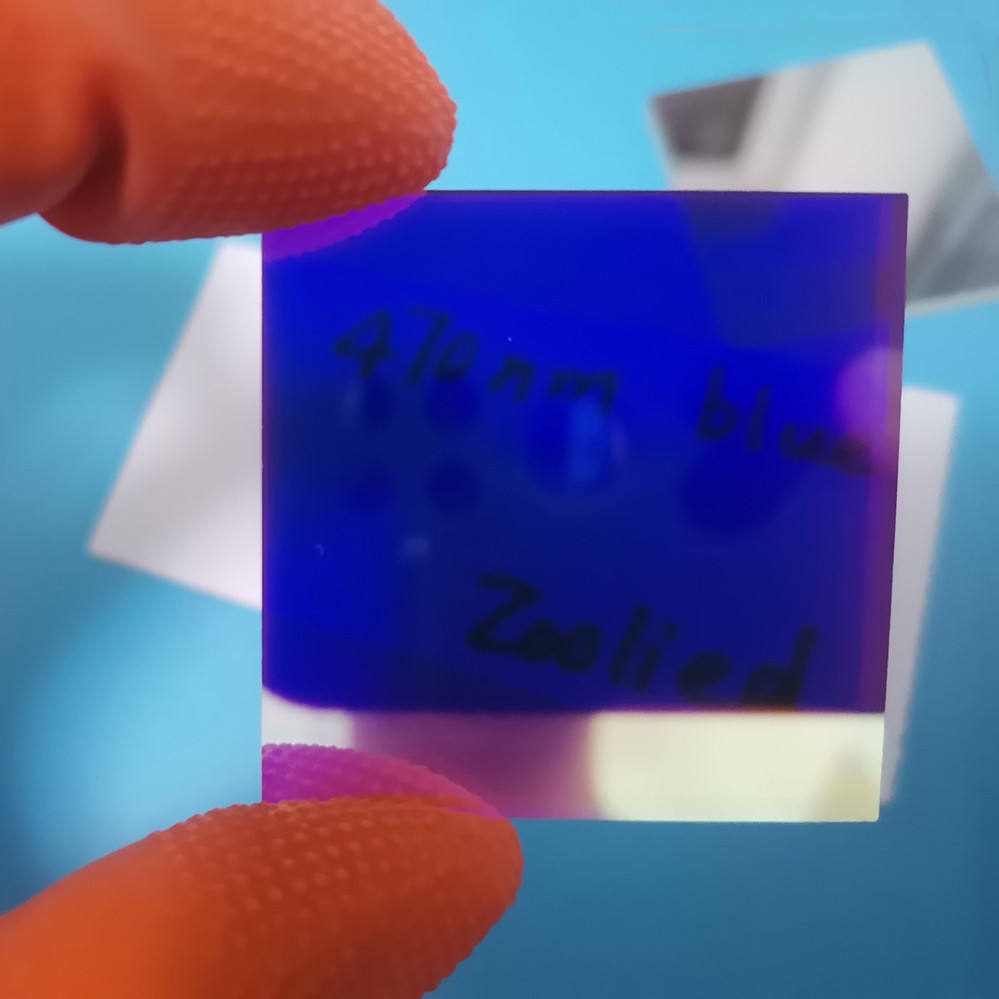 5x0.5 mm Optical Glass Round Optical Filter — image 1